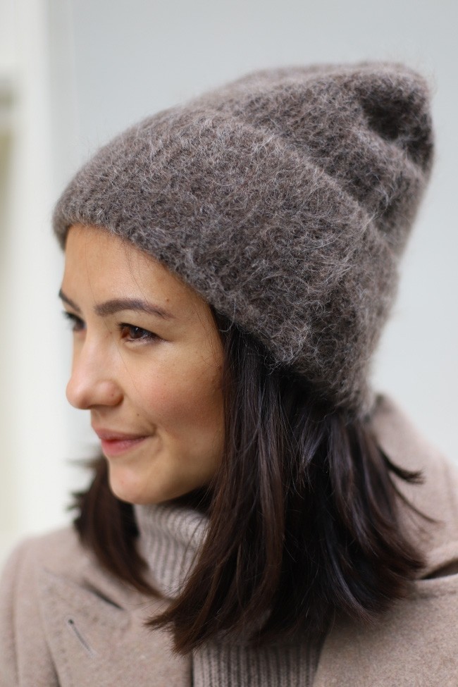 Silje Chunky Hat, Brown - Bilde 3