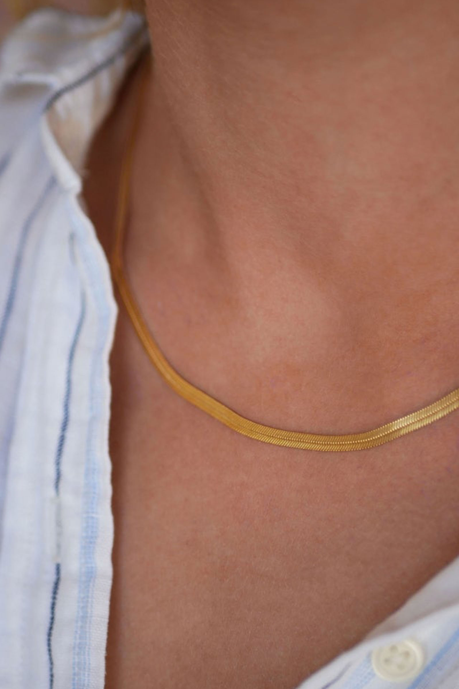 Caroline Necklace, Gull - Bilde 4
