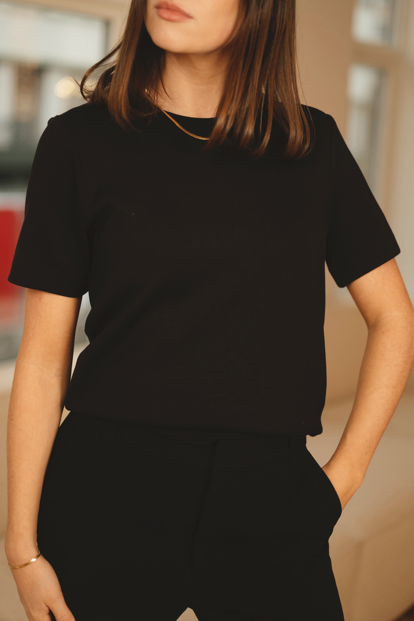Vincent IW Karmen T-Shirt, Black - Bilde 2