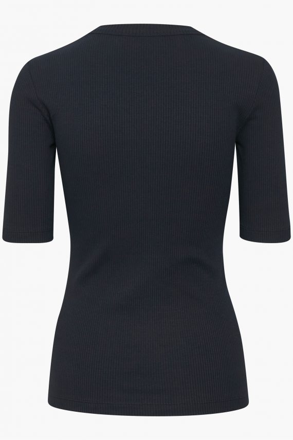 ryggen på blå overdel fra inwear