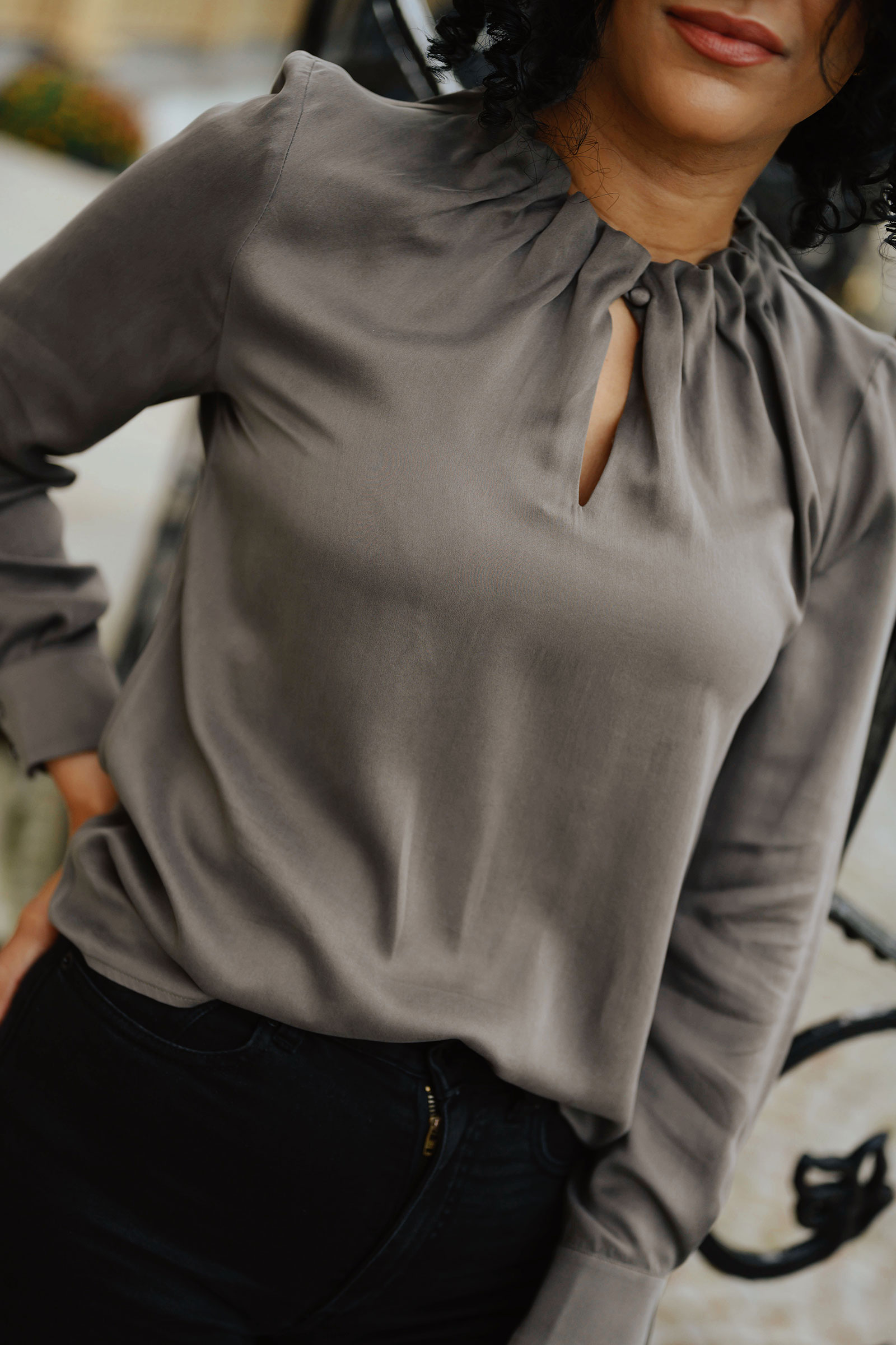 Ada Silkebluse, Mole - Bilde 2