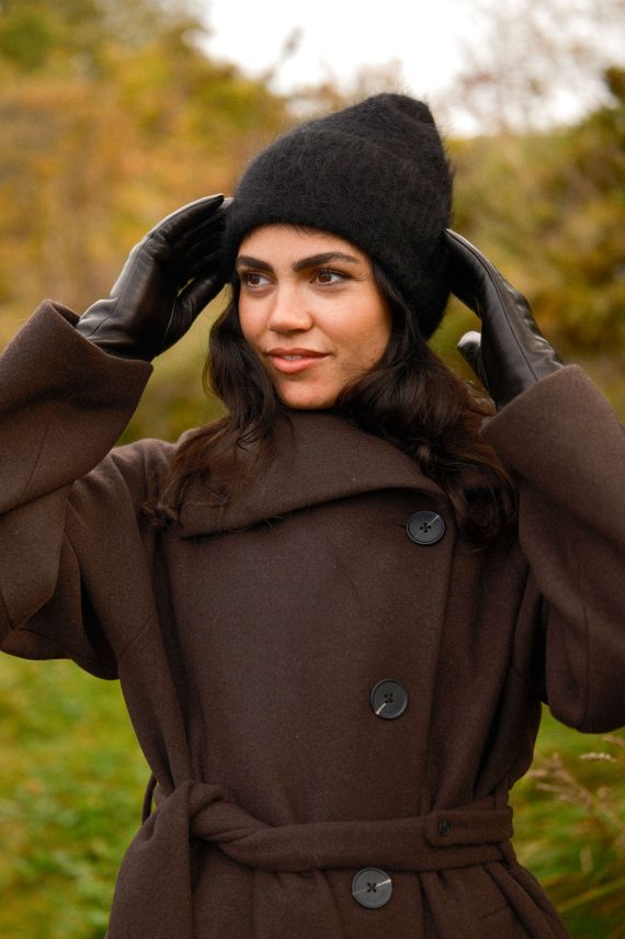 Silje Chunky Hat, Sort