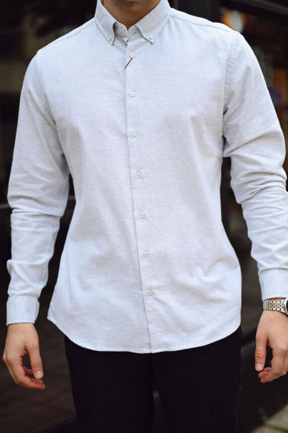 Albin Shirt, Lys Grå