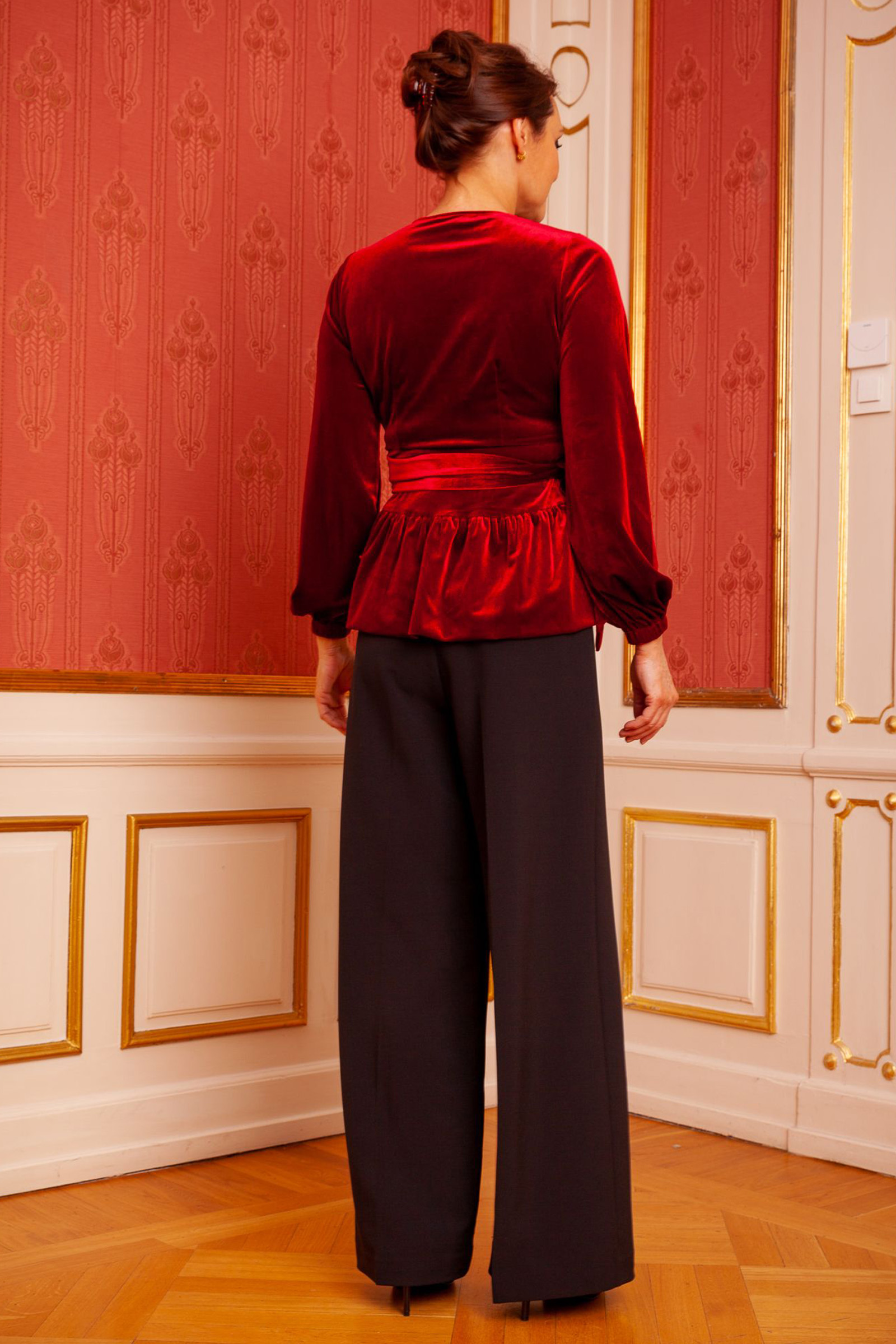 Ivy Blouse, Rød - Bilde 5