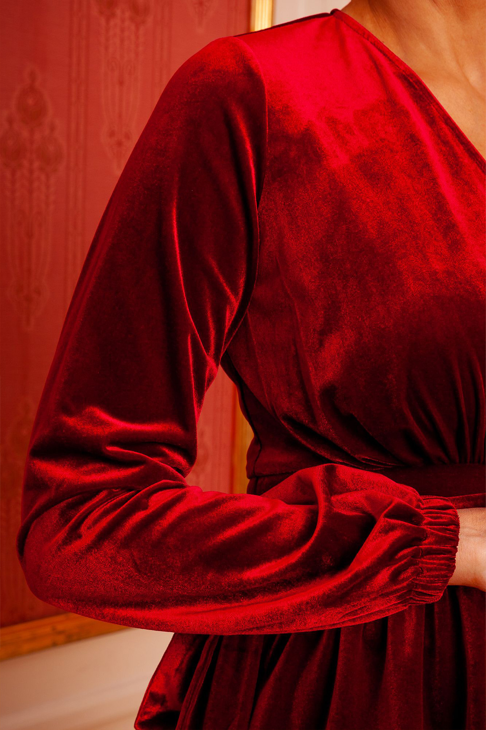 Ivy Blouse, Rød - Bilde 3