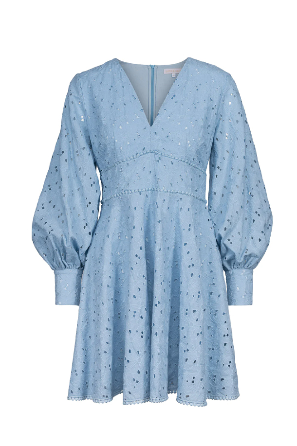 Freya Dress, Blue - Bilde 3