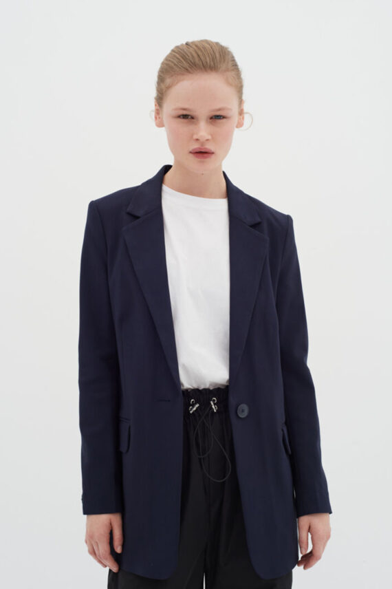 Zella IW Long Blazer, Marine Blue