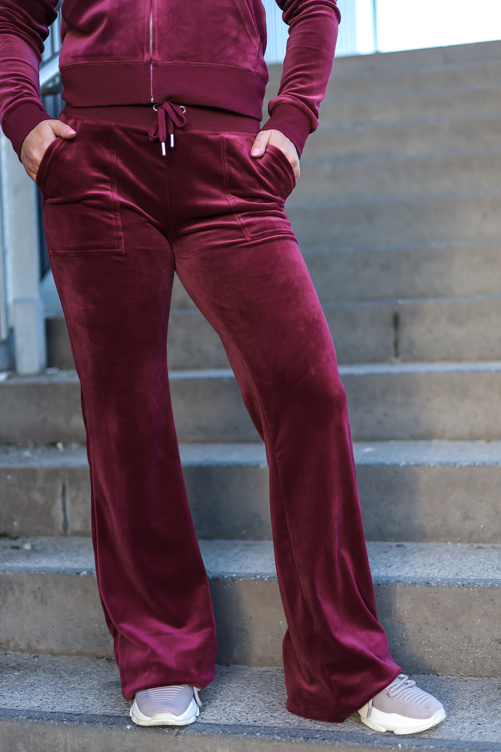 Layla Low Rise, Burgunder