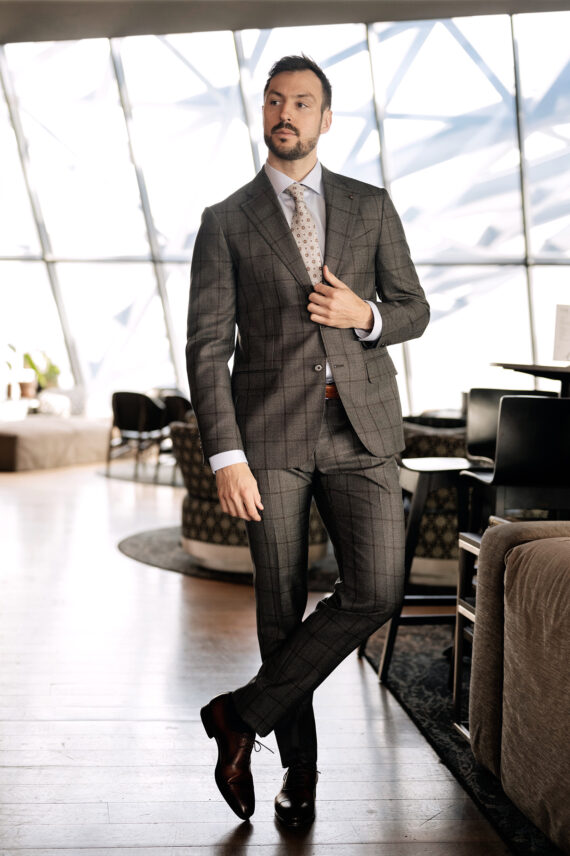 9277Z63 3867233, Grå Mønstret