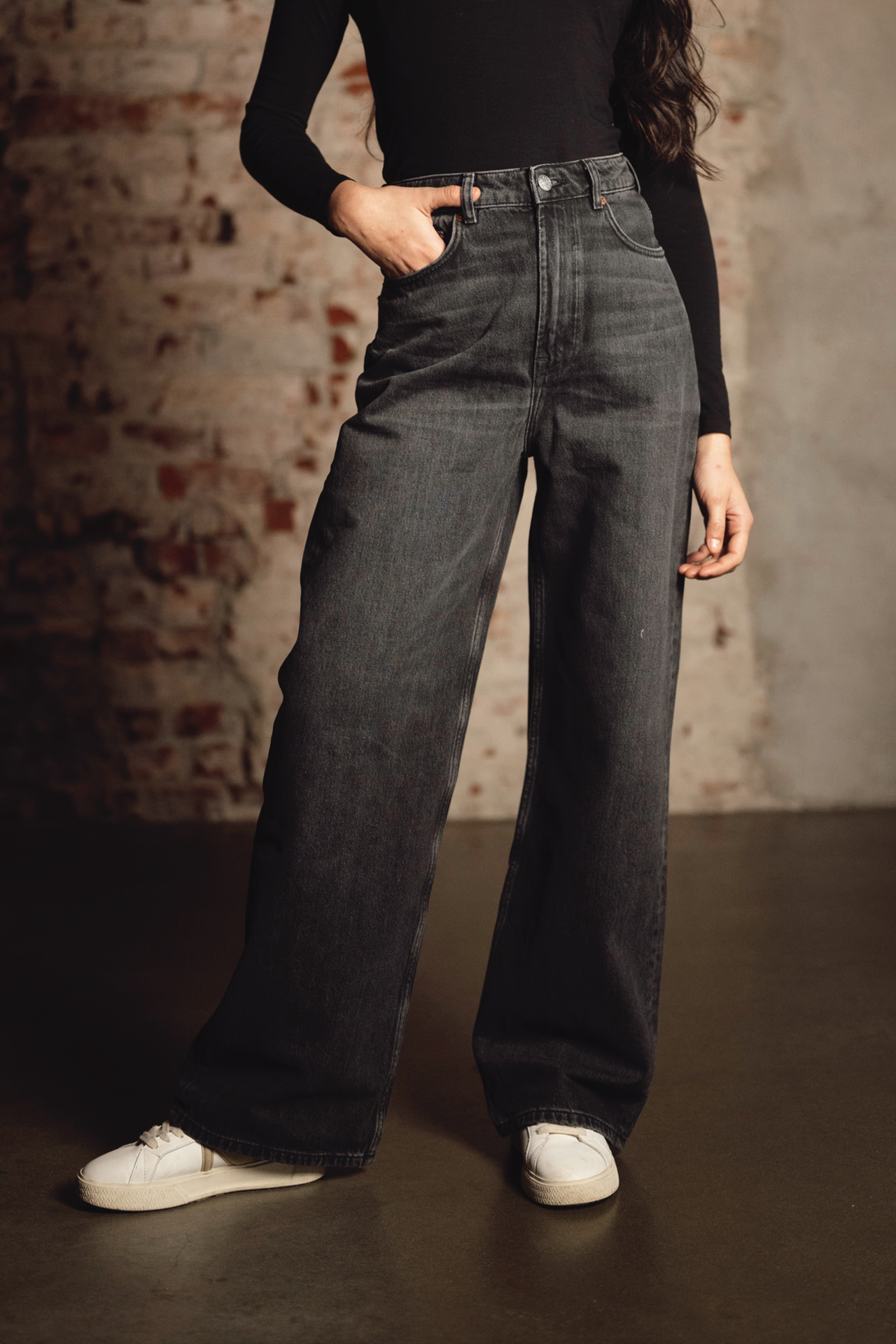 Shelly Jeans 14605, Black Blizzard - Bilde 6