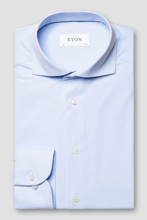 Textured 4-way Stretch, Light Blue