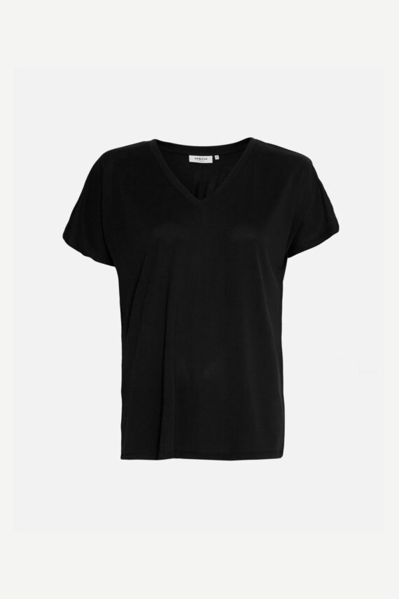 msch-copenhagen-fenya-modal-v-neck-black