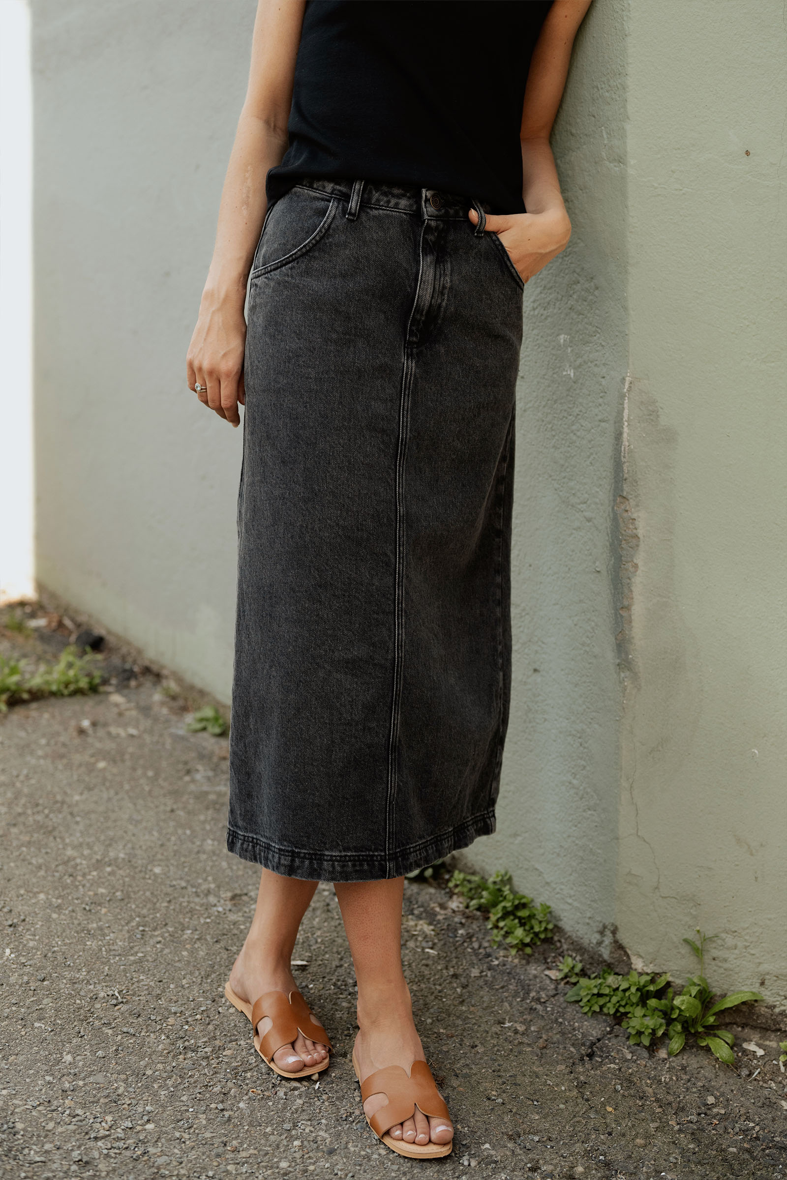 Yopday Skirt, Black Salt and Pepper - Bilde 2