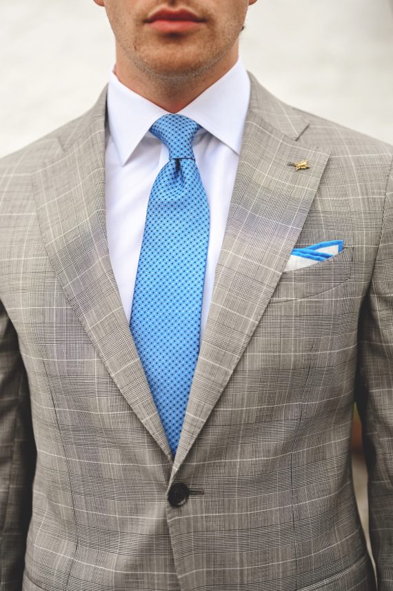 Classic Tie, Lys Blå