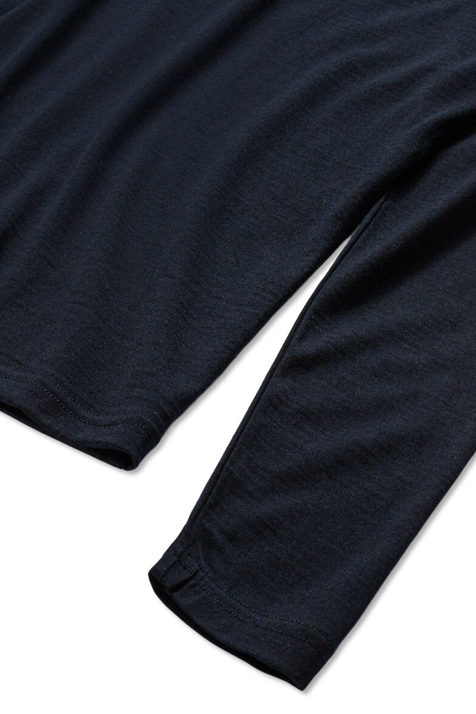 Wool / Tencel Tee Long Sleeve, Dark Navy - Bilde 7
