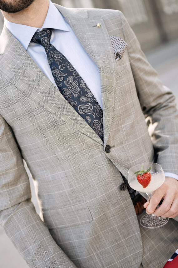 Abito 937Z63-9367350, Grå Mønstret