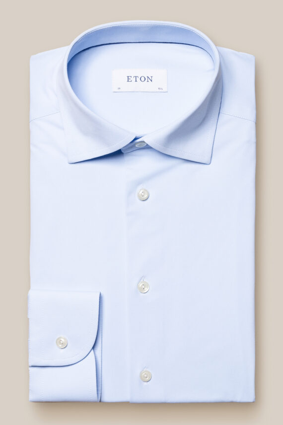 Four-Way Stretch Shirt, Lys Blå
