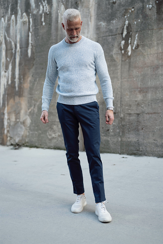 Chinos ME303, Mørk Blå - Bilde 2
