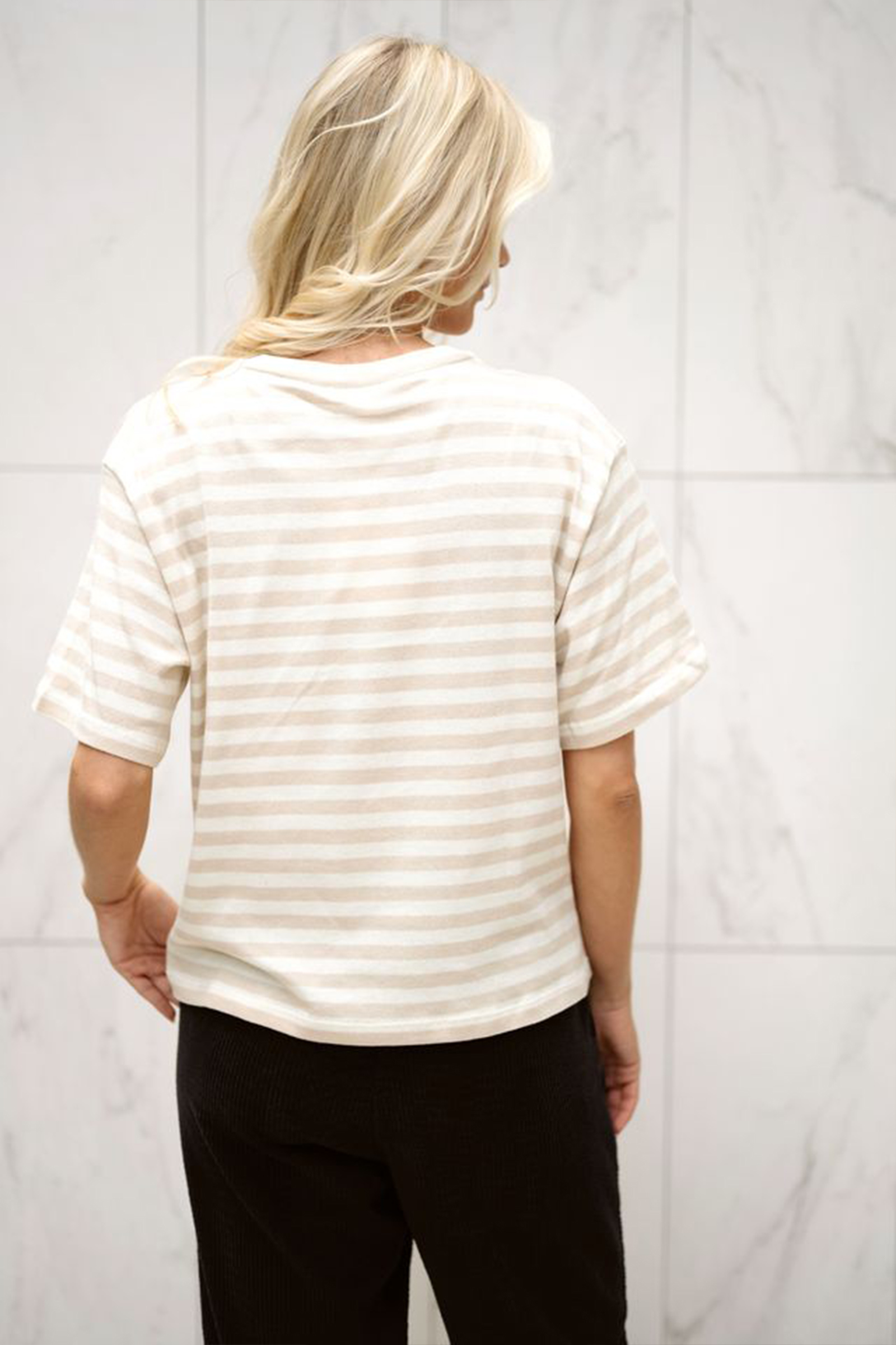 Bahara SS Pullover, Ice/Peyote - Bilde 4