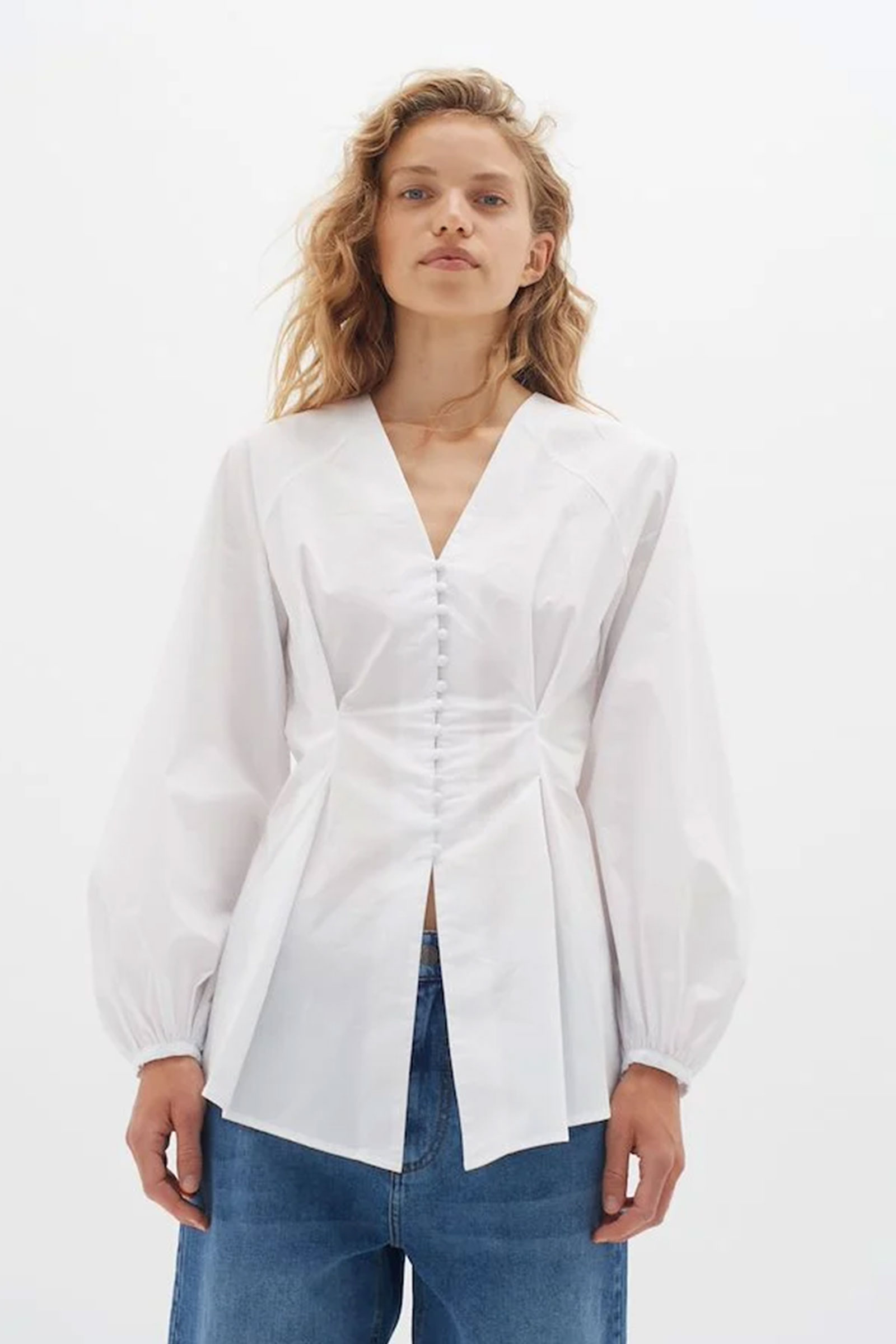Helve IW Blouse, White - Bilde 6