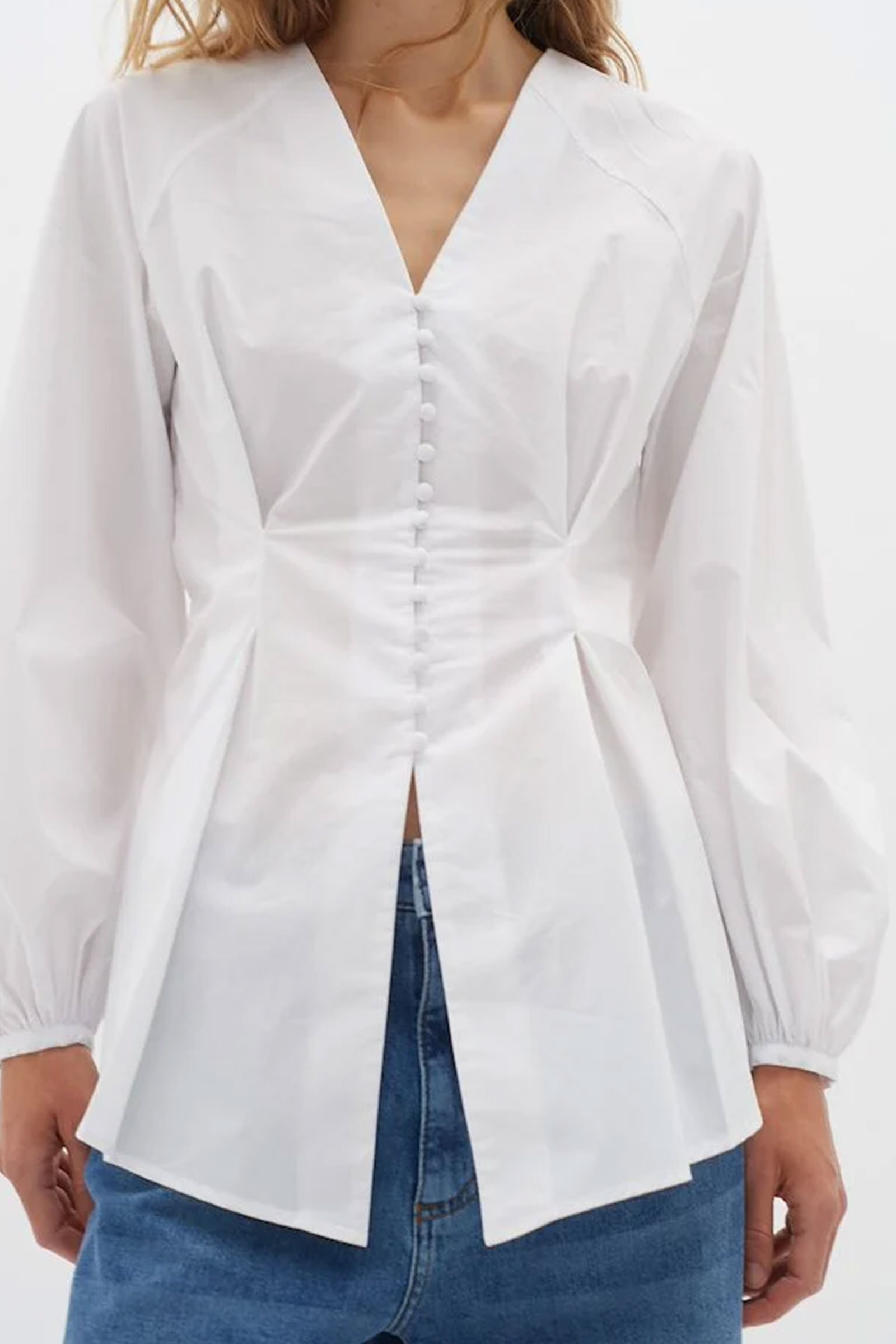 Helve IW Blouse, White - Bilde 7