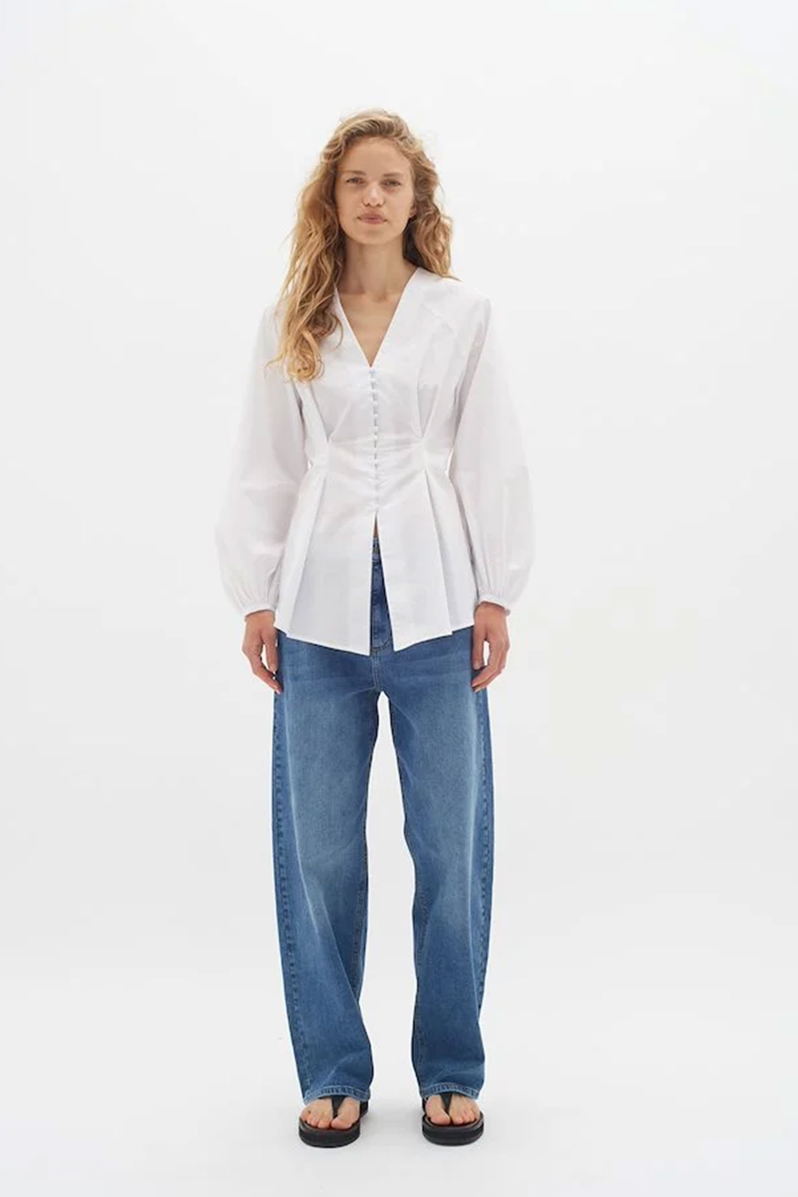 Helve IW Blouse, White - Bilde 3