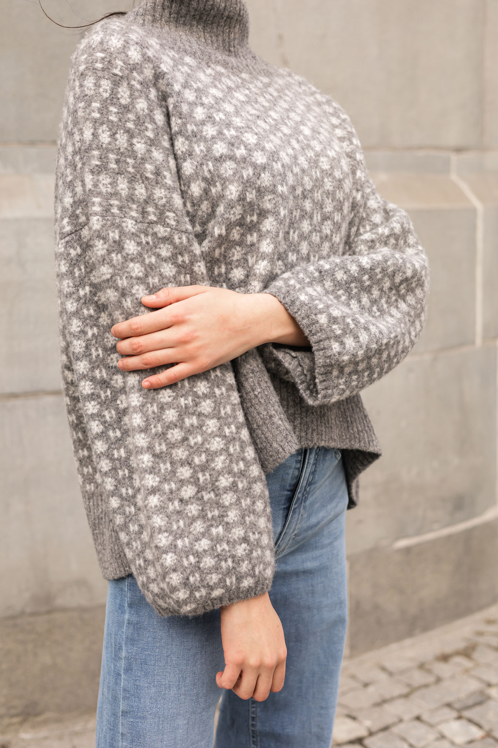Logo Sweater, Dark Grey Melange - Bilde 8