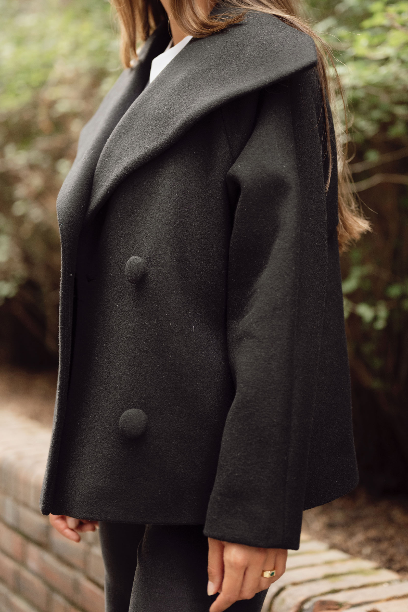 Perry IW Short Coat, Black - Bilde 7