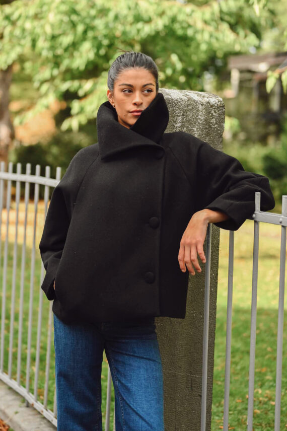 Perry IW Short Coat, Black