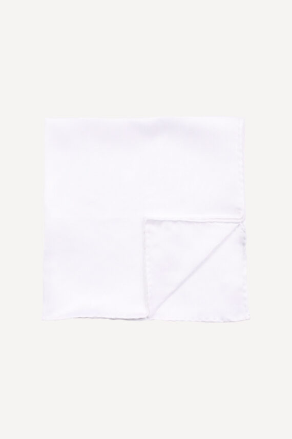 Pocket Square, White