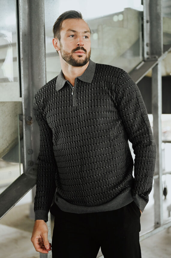 South Half-Zip, Charcoal