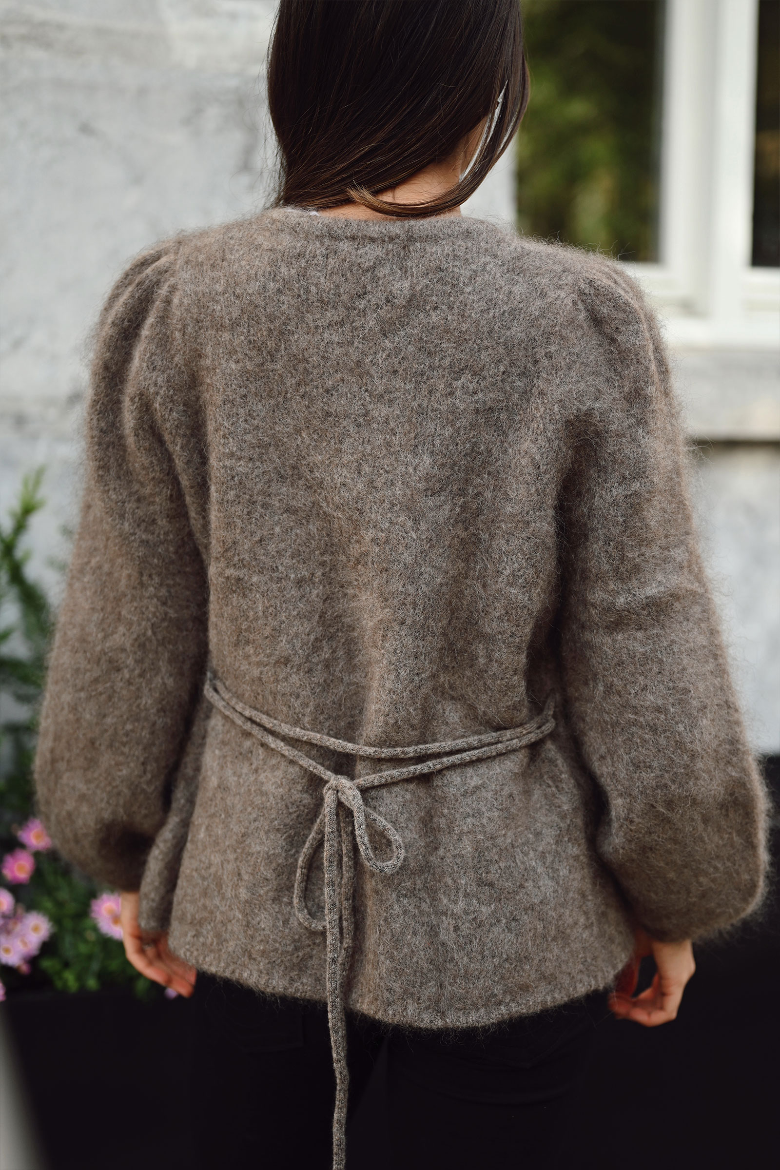 Fredrikke Chunky Cardigan, Brown - Bilde 8