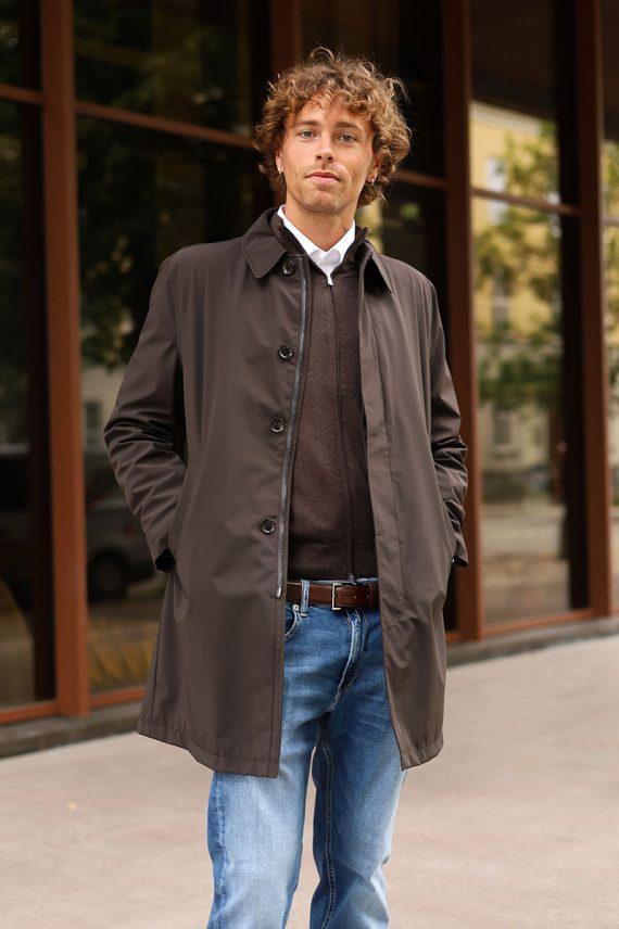 Car Coat, Brun