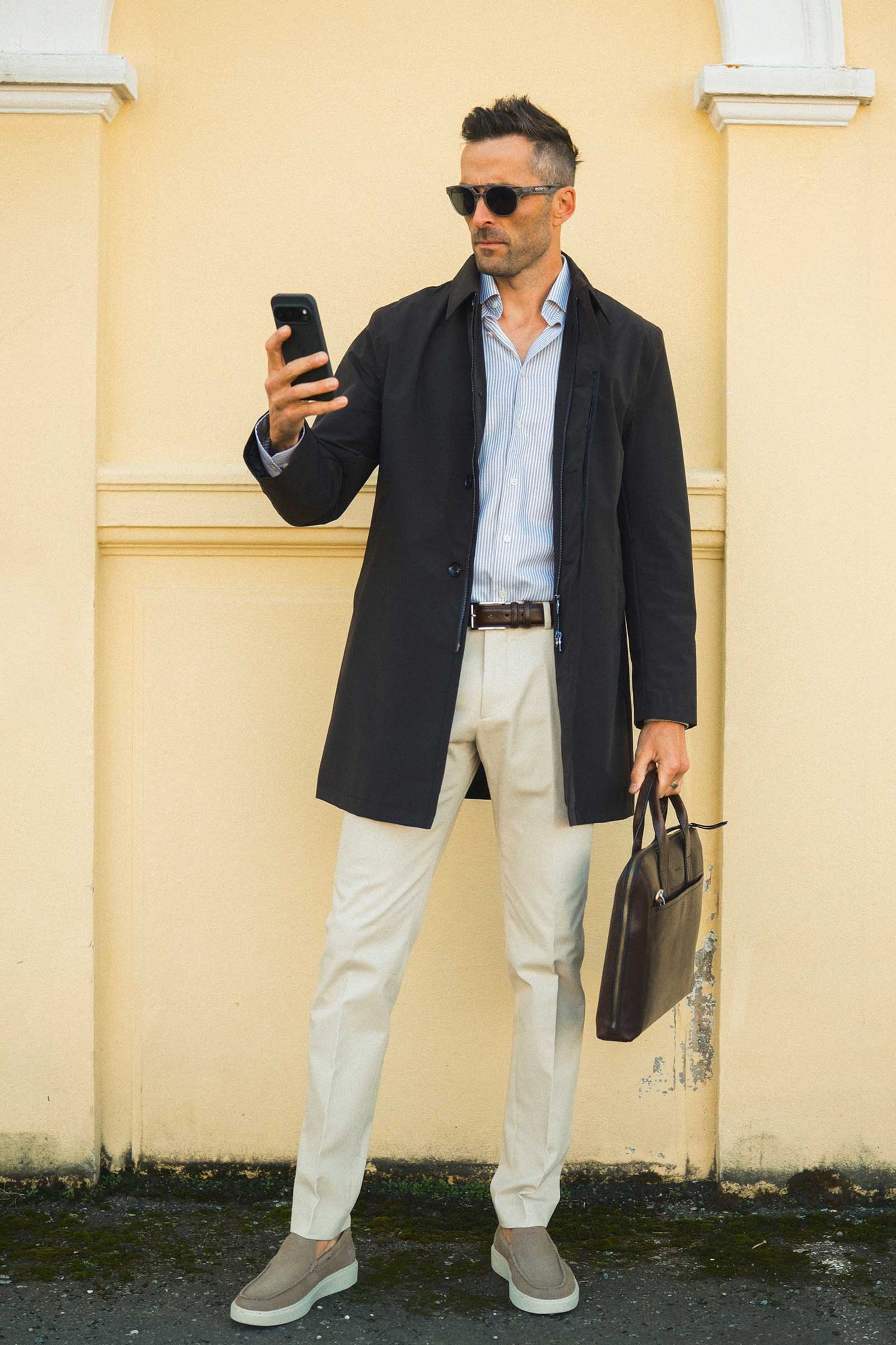 Car Coat, Dark Blue - Bilde 10