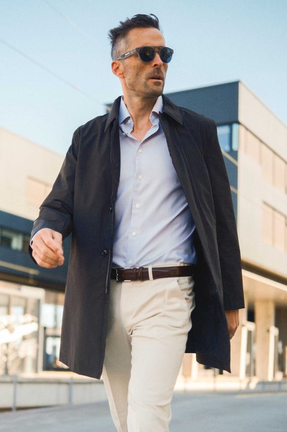 Car Coat, Dark Blue