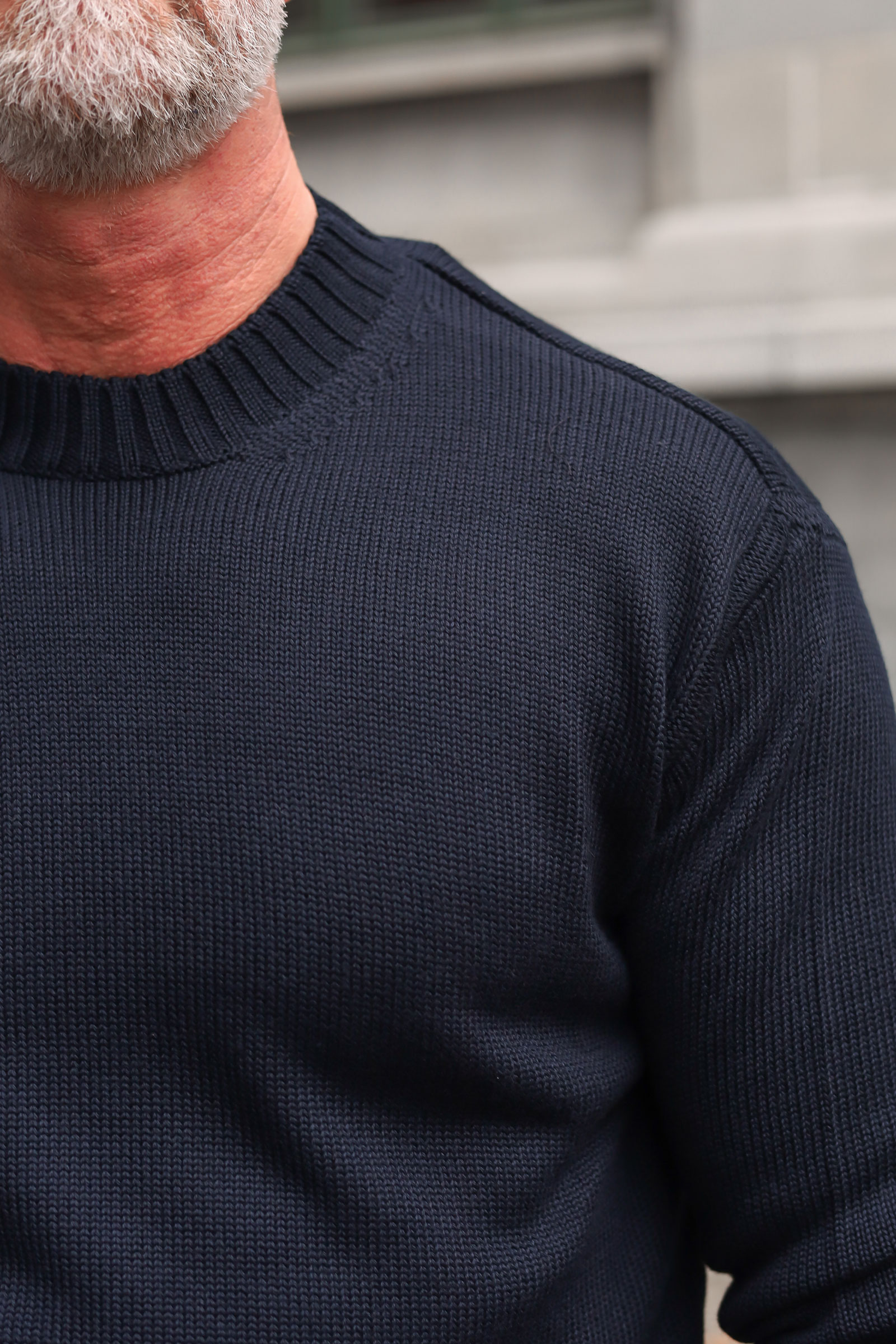 Girocollo Rasato, Mørk blå - Bilde 4