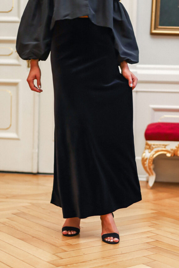 Laia Maxi Skirt, Black