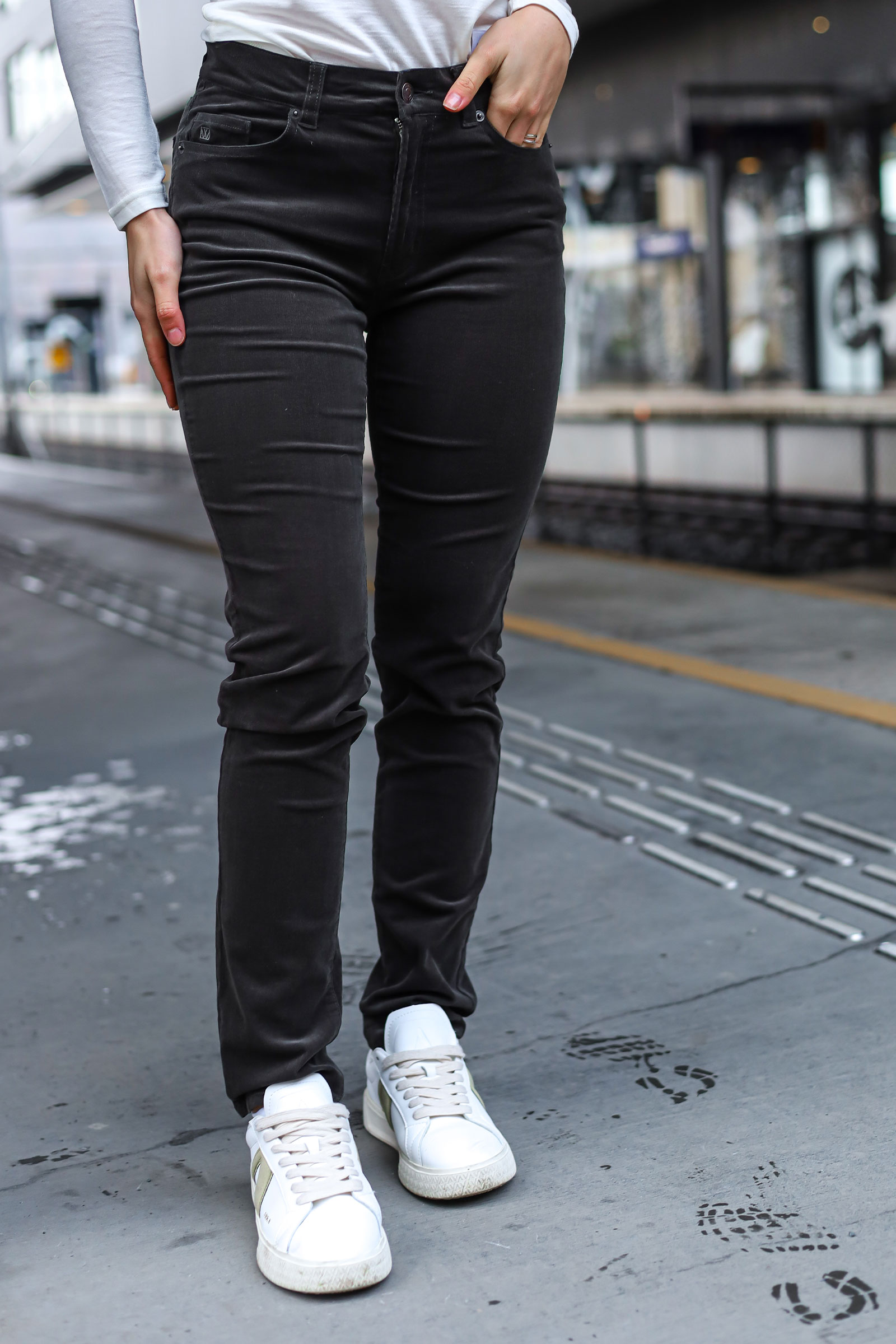 RylieIW Jeans, Dark Beetle - Bilde 2