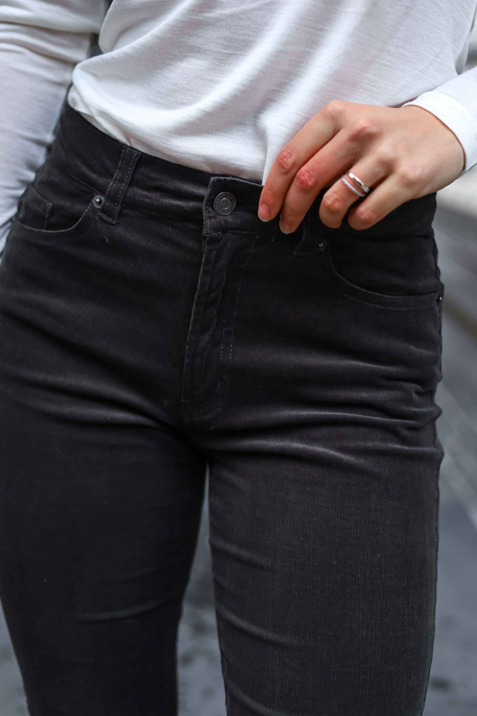 RylieIW Jeans, Dark Beetle - Bilde 3