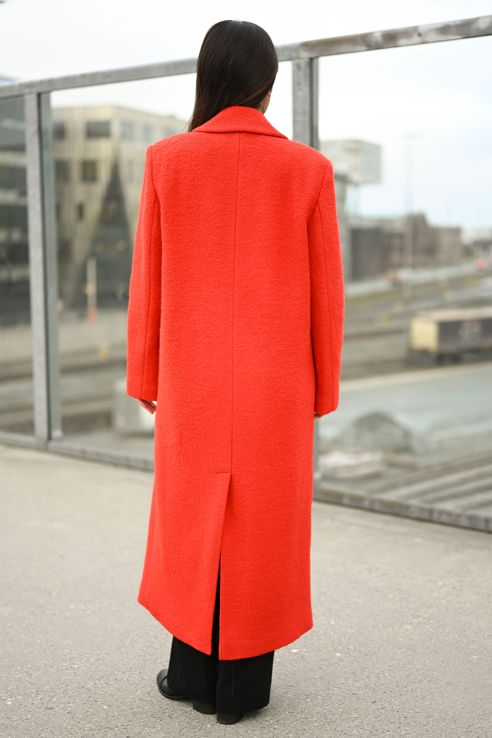 Tanay IW Long Coat, Deep Orange - Bilde 6