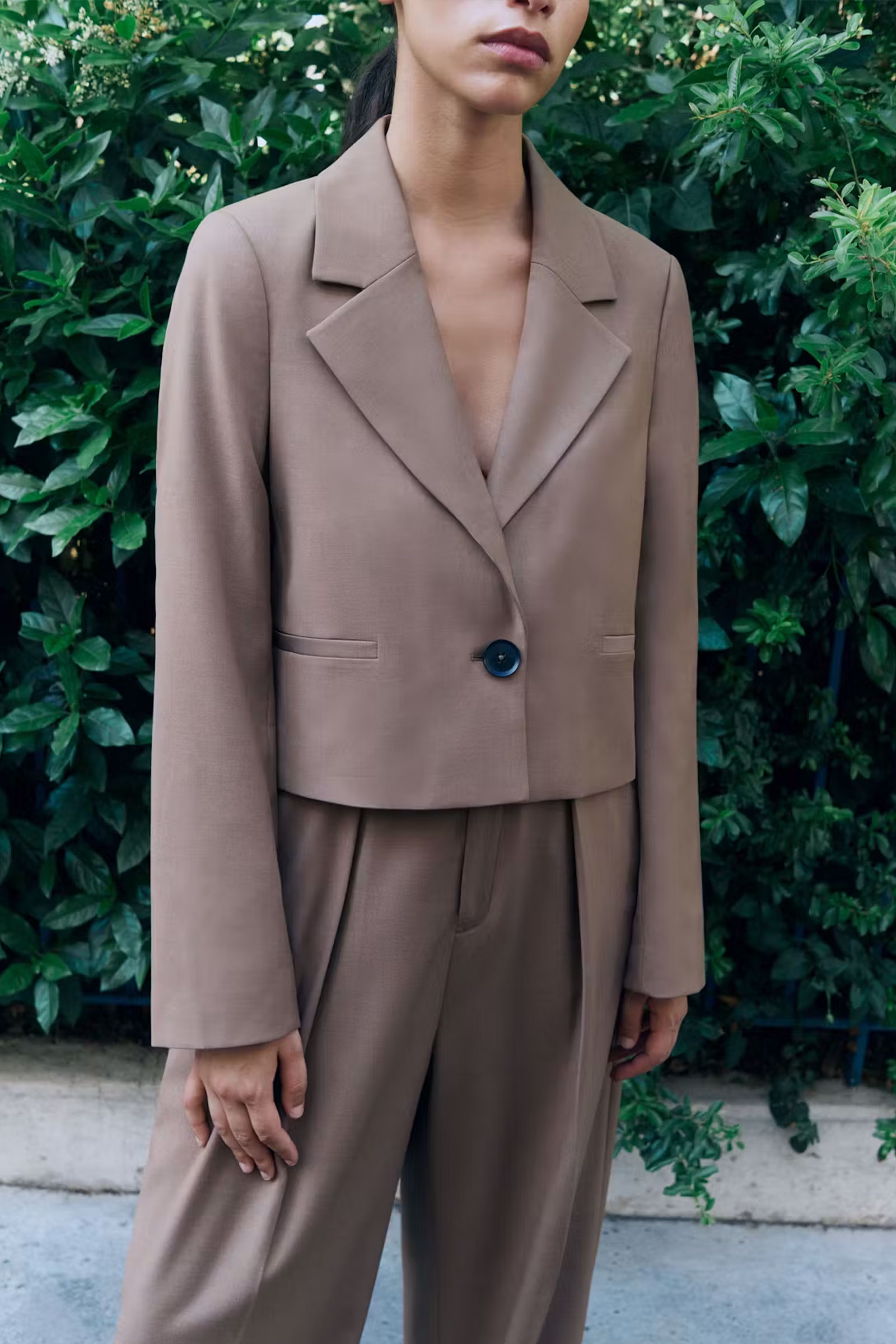 Zai IW Short Blazer, Brown Melange - Bilde 4