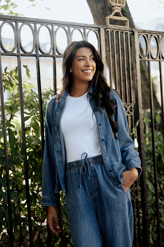 Sophina IW Shirt, Washed Denim - Bilde 2