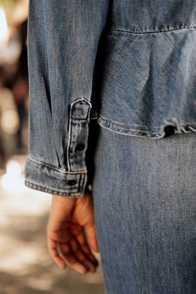 Sophina IW Shirt, Washed Denim - Bilde 7