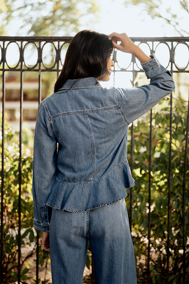 Sophina IW Shirt, Washed Denim - Bilde 6
