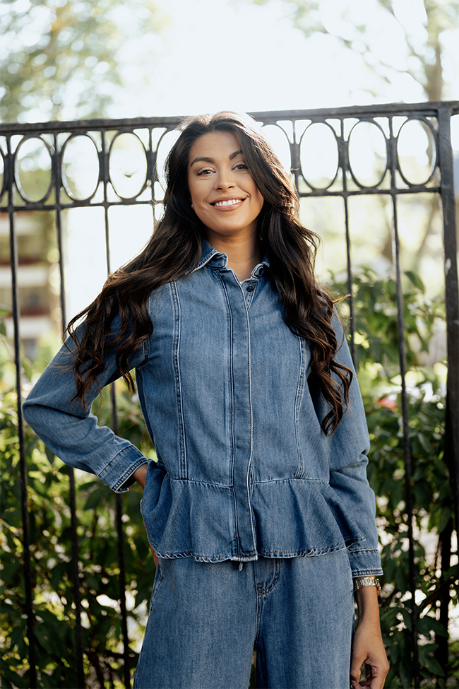 Sophina IW Shirt, Washed Denim - Bilde 4