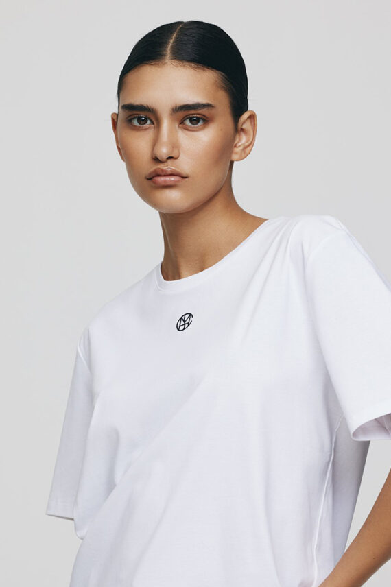 Melea Icon Tee, B White/Black