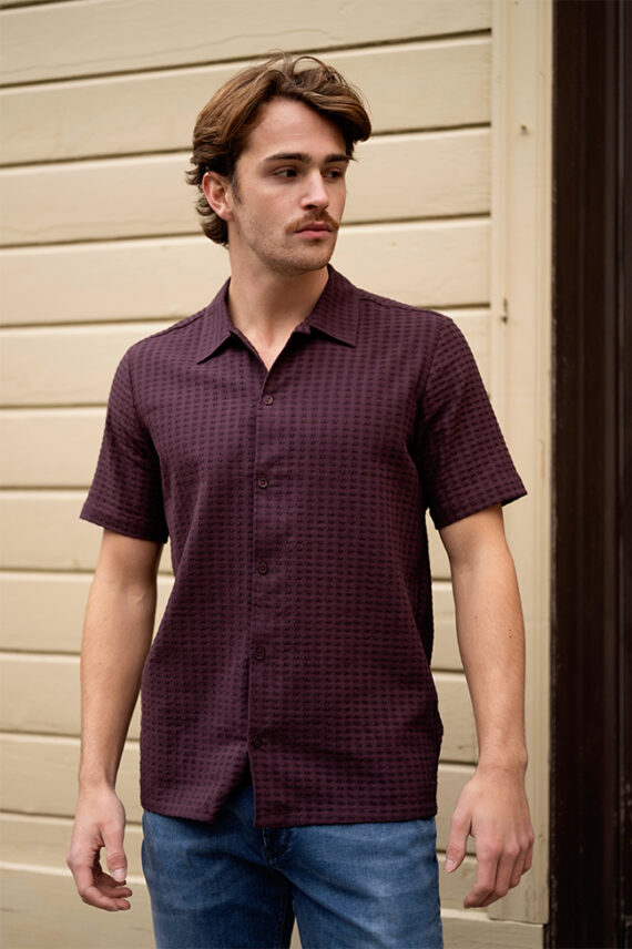 Avan JX Shirt 14698, Raisin