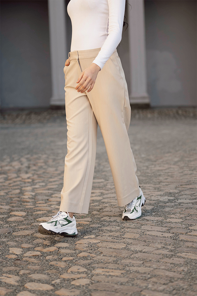 Lilli Pants, Sand Melange - Bilde 2