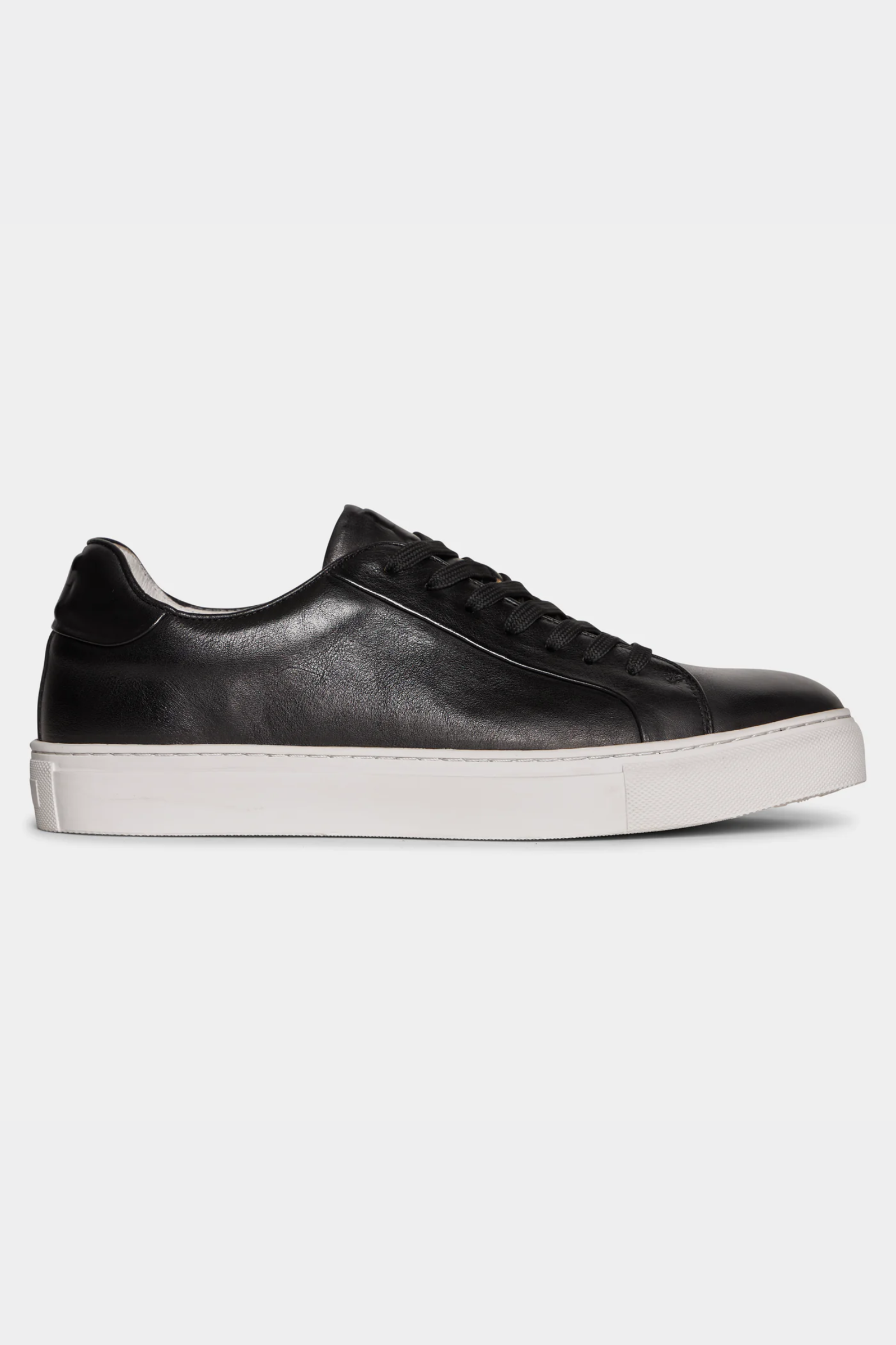 Sneaker Calf Leather LNS110, Sort - Bilde 4