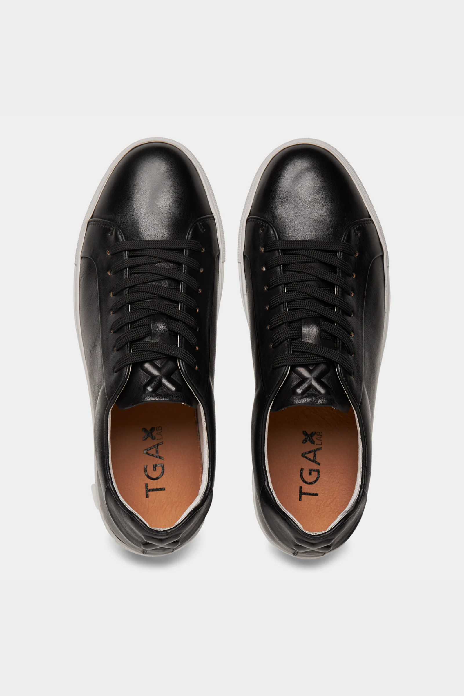 Sneaker Calf Leather LNS110, Sort - Bilde 5